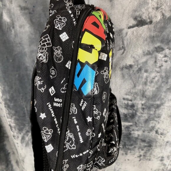 Super Mario Kids Backpack With Adjustable Straps & Front Pocket - Picture 8 of 9